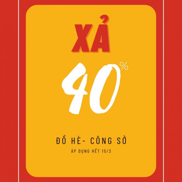 XẢ 40% Đồ Hè
