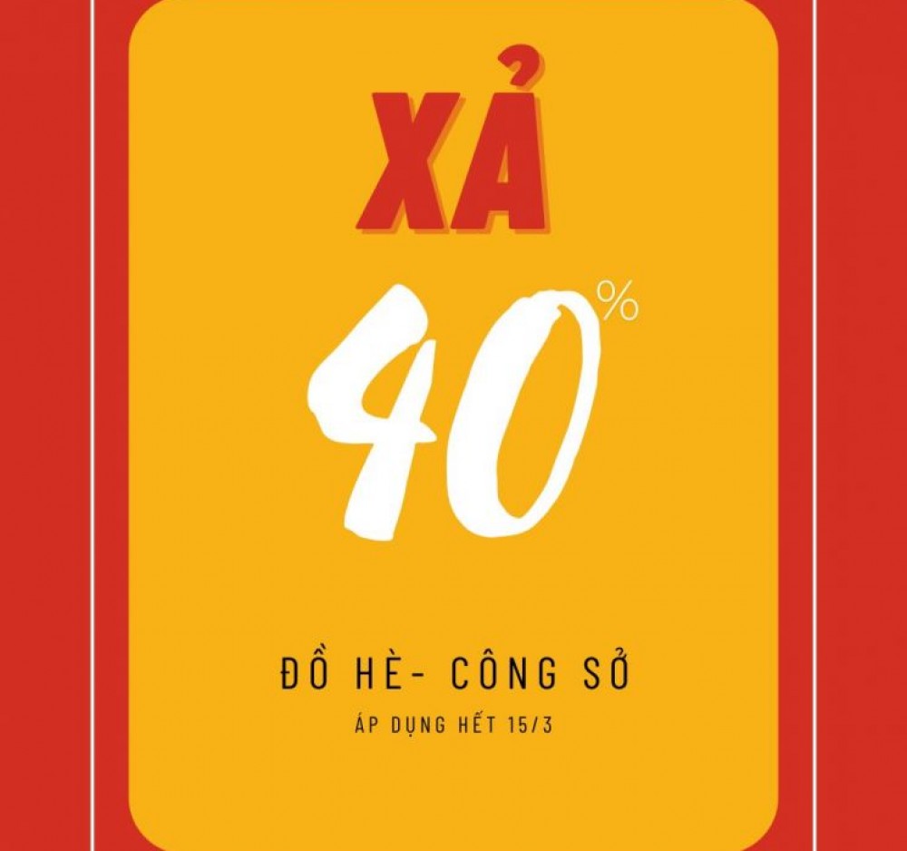XẢ 40% Đồ Hè Lẻ Size