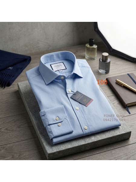 Áo Sơ mi dài tay CTW Xanh kẻ