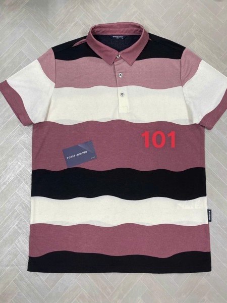 Áo Polo Golf AMB Kẻ sọc