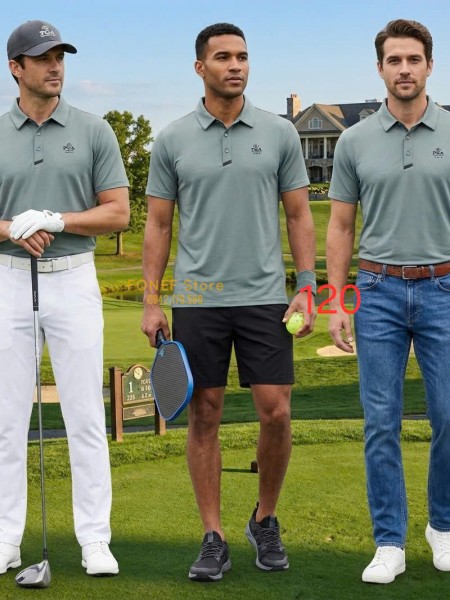 Áo Polo Golf Thể thao PGA Xanh bơ