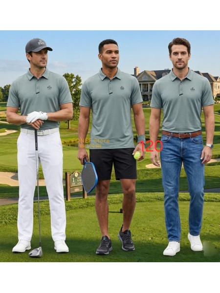Áo Polo Golf Thể thao PGA Xanh bơ