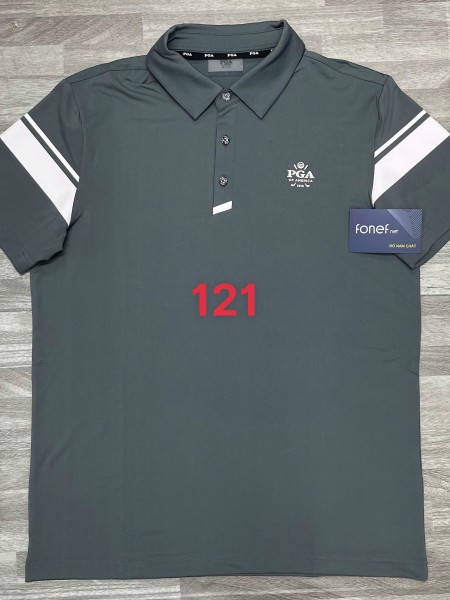 Áo Polo Golf Thể thao PGA Xanh Xám