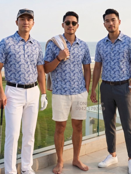 Áo Polo Golf F1F Sắc màu