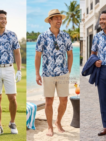 Áo Polo Golf F1F Sắc màu