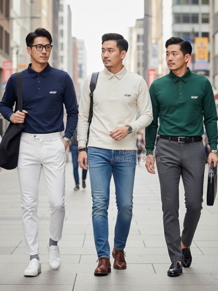 Áo thun LCF Cổ bẻ