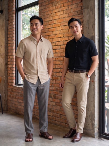Áo Sơ mi Cộc tay BNR Pique
