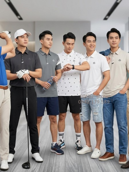 Áo Polo Golf Thể thao PGA Tổng hợp