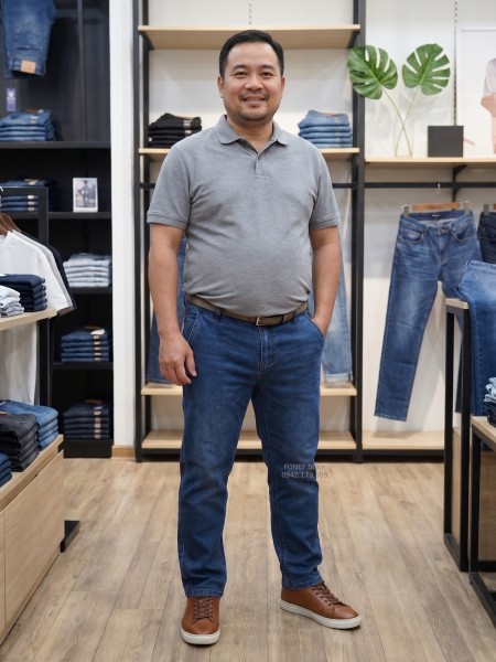 Quần Jean Nam RES Túi chéo
