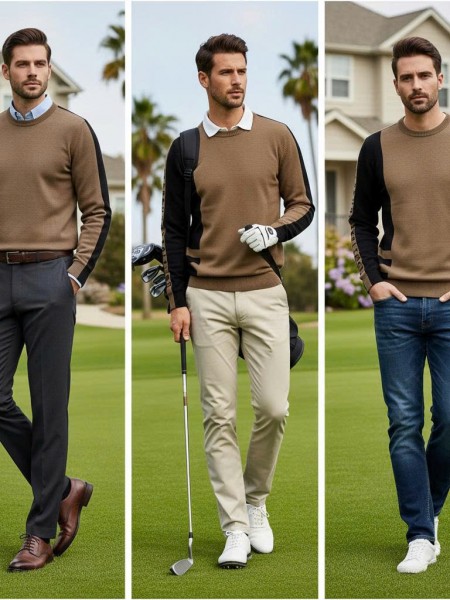 Áo Len Cổ tròn MST Golf