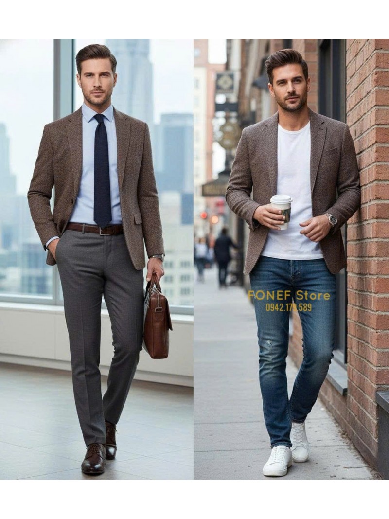 Áo Blazer dạ cao cấp PAT