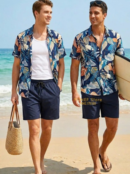 Bộ Sơ mi quần Short F1F đi biển